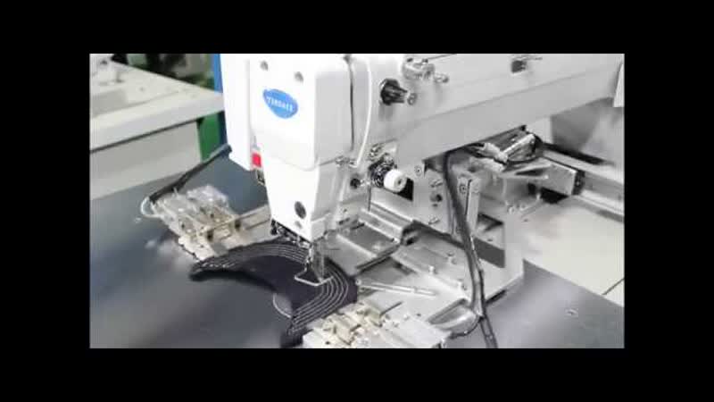 Sewing attachment for visor stitching - helmet device clip video