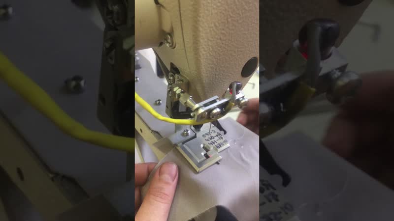 Automated solution for sewing on a metal hanger video