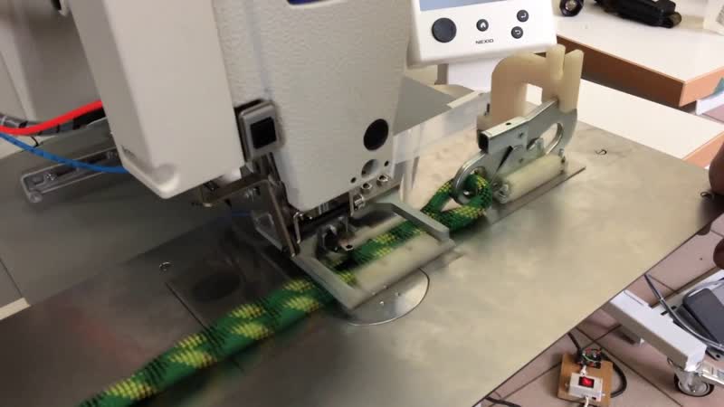 Automatic sewing machine for sewing a rope based on BROTHER BAS 326H-7 video