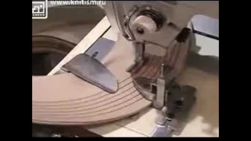 Machine for making finishing stitches on panama fields HT-502 video