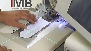 Притачивание планки на рукаве IMB MB-5009