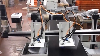 Automated line for sewing guest slippers