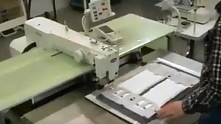 Mop sewing machine