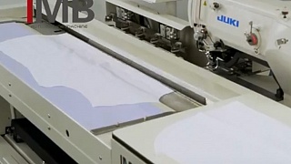 Automated solution for sewing buttonholes on a shirt shelf IMB MB 6003A