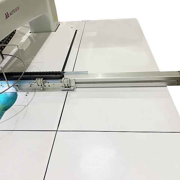 Швейный автомат программируемой строчки с вращающийся швейной головой на 360° и лазерным раскройным устройством Autosew ASM-S3-16095-LR 7