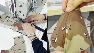 Автоматизированное решение для закрытия шва стачивания клиньев бейсболки Autosew ASM-0614 2