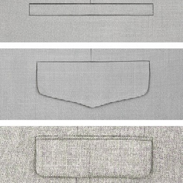 Швейный автомат для изготовления кармана в рамку с автоматической подачей обтачки, клапанов и мешковины DURKOPP ADLER 755-10 S 2