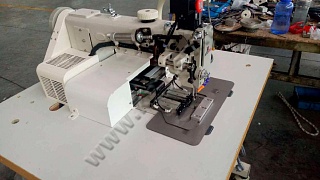 Швейный автомат для пошива сверхтяжелых материалов Autosew ASM-3515-3020-HK (с горячим ножом обрезки нити) 2