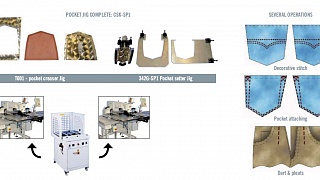 Швейный автомат для пришивания карманов 342G-SP1 SiPami