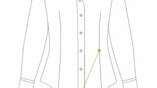 Швейный автомат для изготовления вытачек на женской блузке BASS 5900 ASS 1