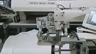Швейный автомат для настрачивания кармана трикотажной рубашки