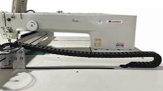 Швейный автомат программируемой строчки для тяжелых материалов и лазерным раскройным устройством Autosew ASM-10050 1