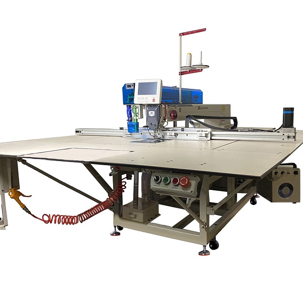 Швейный автомат программируемой строчки для средних и тяжелых материалов и лазерным раскройным устройством Autosew ASM-S2-13090-LR