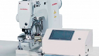 Швейный автомат складывает и стачивает стропу в петлю AAS-430