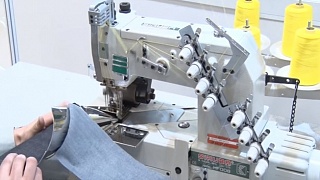 Workstation for attaching jeans belt SIRUBA HF008-0664-254P-HPF