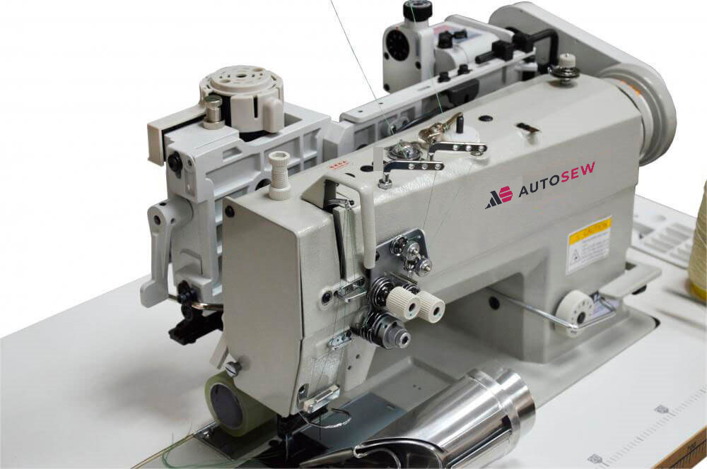 Решение для пришивания пояса на базе двухигольной швейной машины с пуллером Autosew A-872-SFW