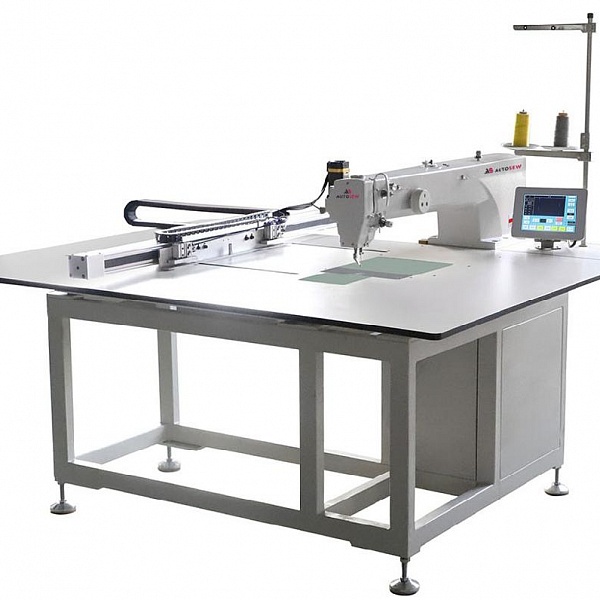 Sewing machine with programmable stitching for heavy materials and laser cutter Autosew ASM-5050