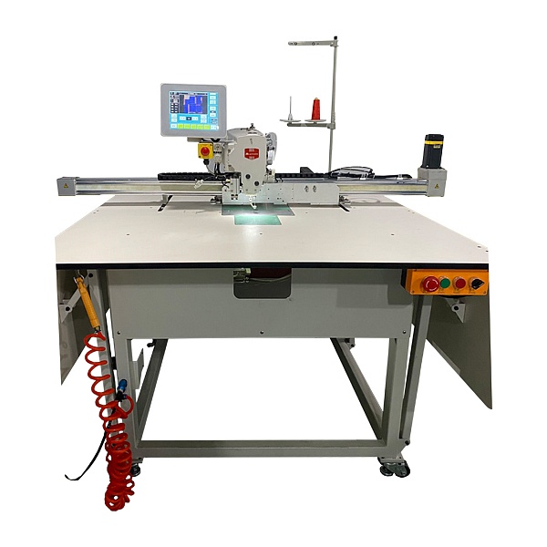 Sewing machine with programmable stitching for heavy materials and laser cutter Autosew ASM-10050