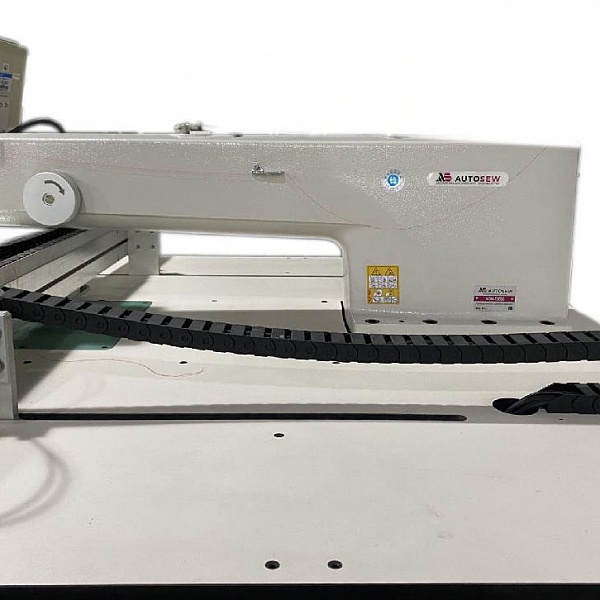 Sewing machine with programmable stitching for heavy materials and laser cutter Autosew ASM-10050 1